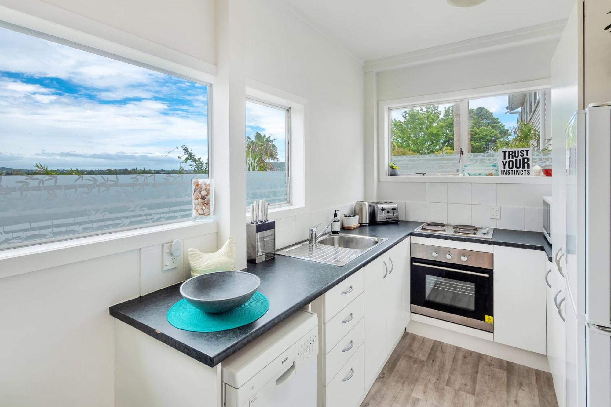 Bright Kingsland Contemporary Apartment Auckland Bagian luar foto